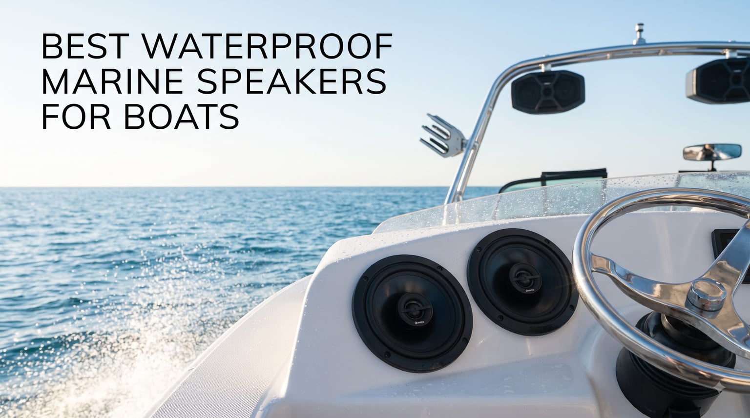 best waterproof marine speakers for boats
