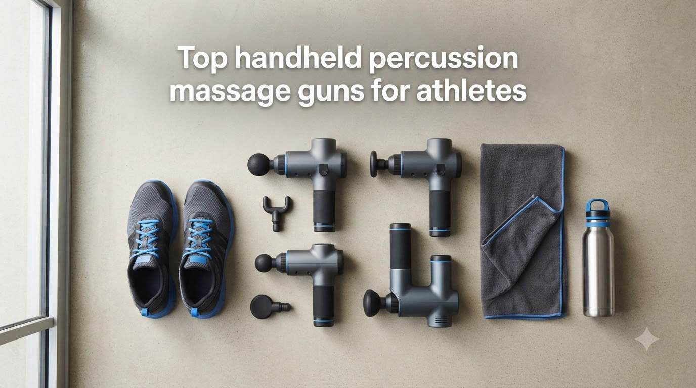 Top handheld percussion massage guns for athletes