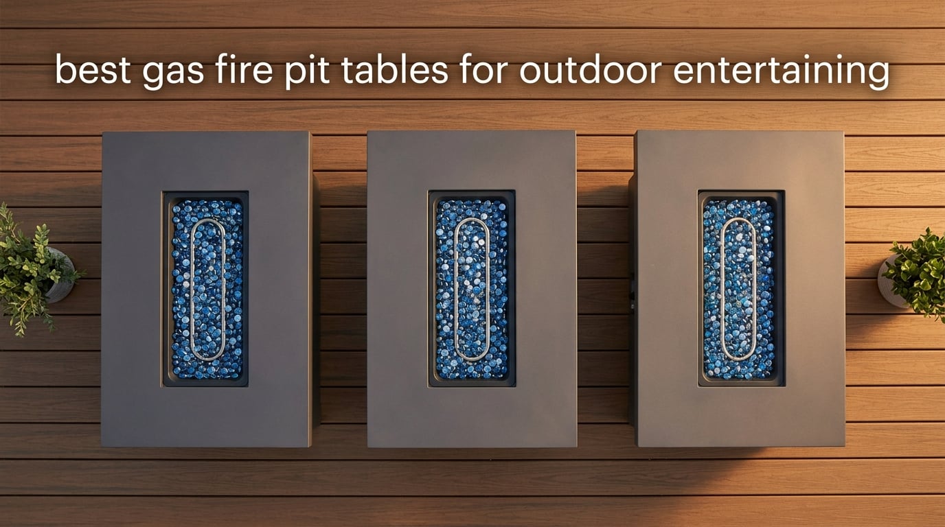 best gas fire pit tables for outdoor entertaining