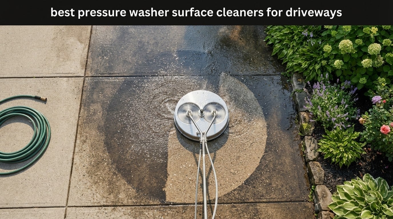 best pressure washer surface cleaners for driveways