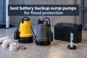 best battery backup sump pumps for flood protection