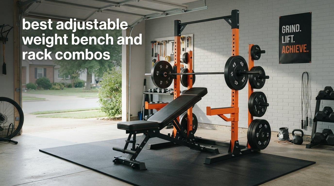 best adjustable weight bench and rack combos