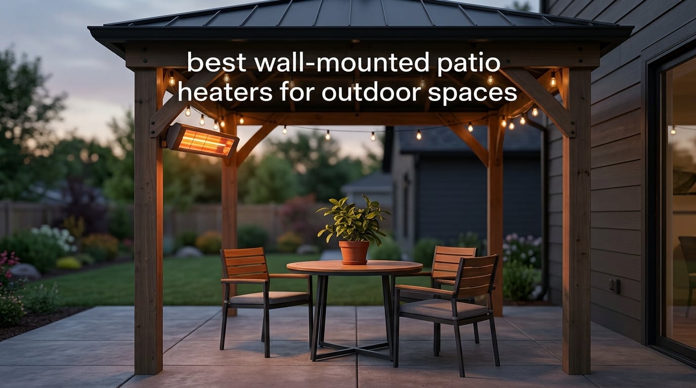 best wall-mounted patio heaters for outdoor spaces