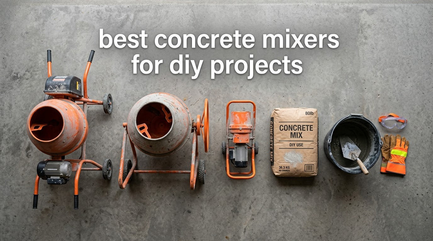 best concrete mixers for diy projects