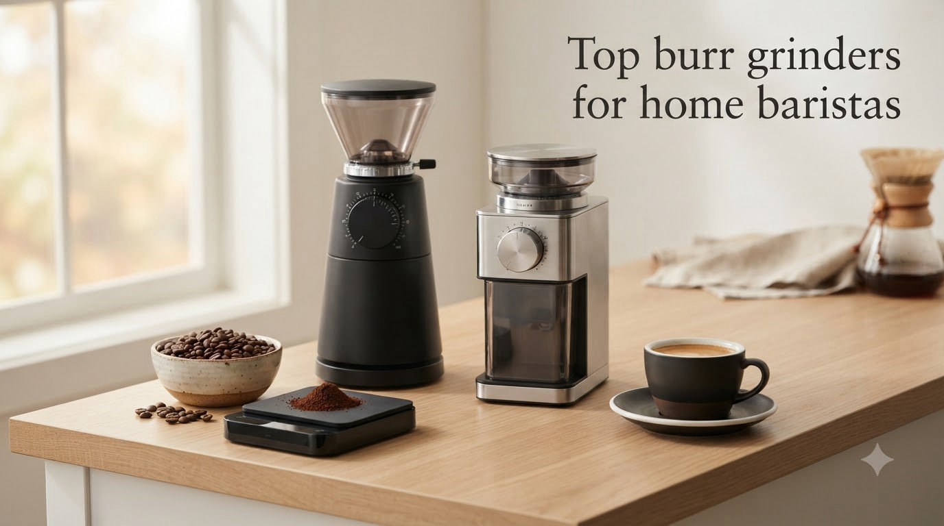 Top burr grinders for home baristas