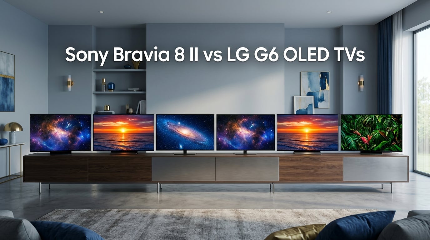 Sony Bravia 8 II vs LG G6 OLED TVs