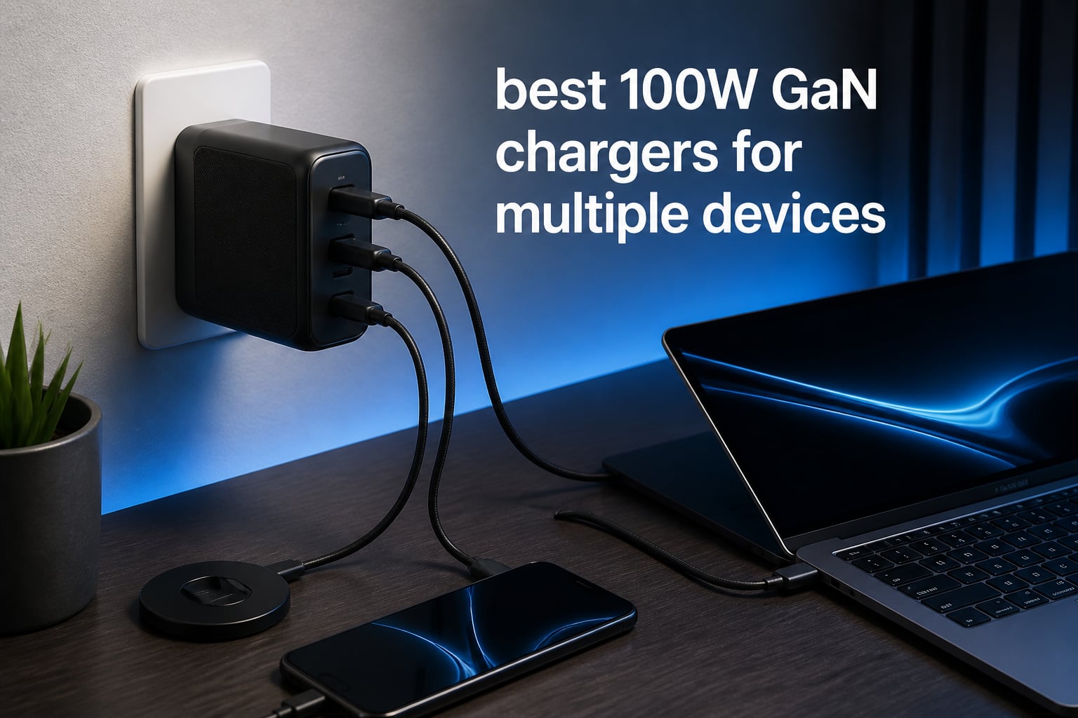 best 100W GaN chargers for multiple devices