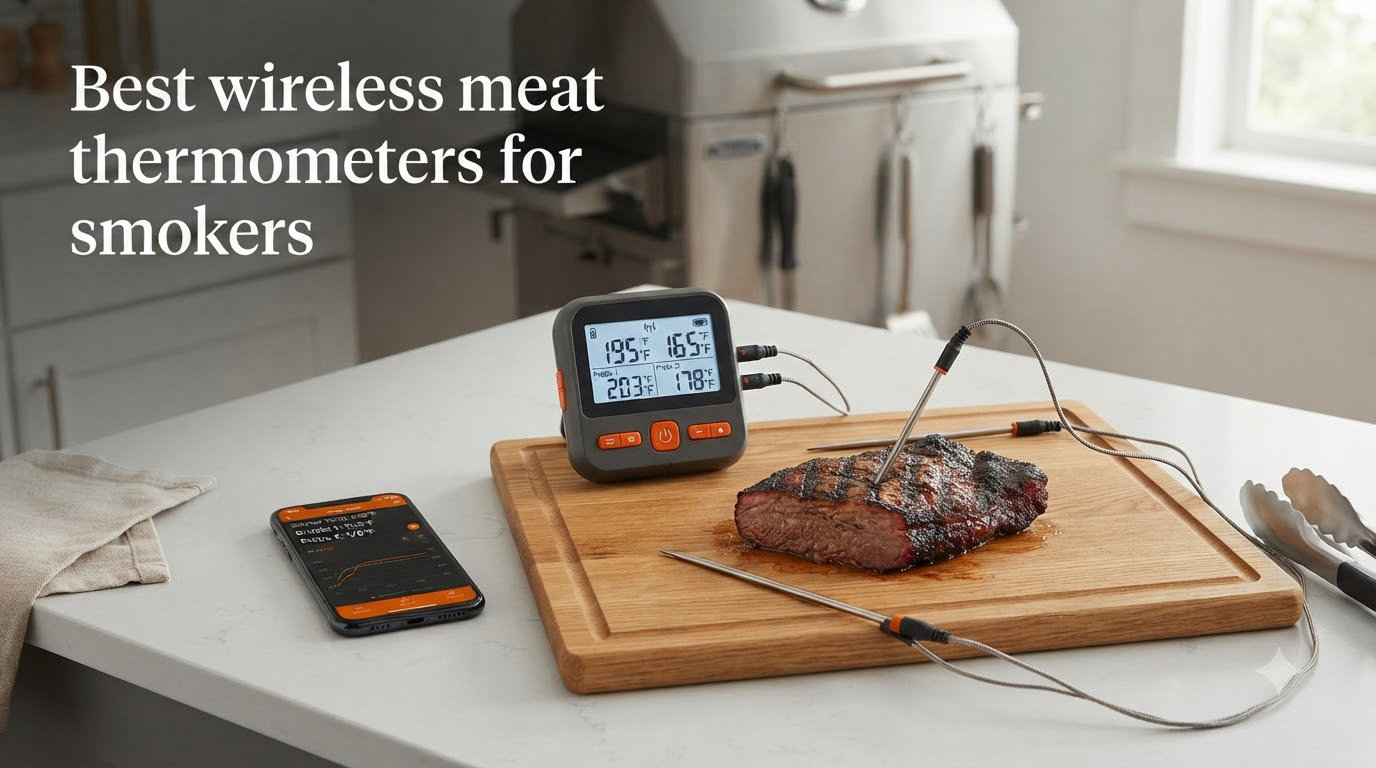 Best wireless meat thermometers for smokers