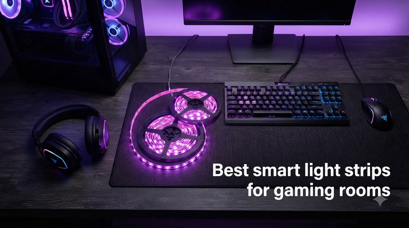 Best smart light strips for gaming rooms