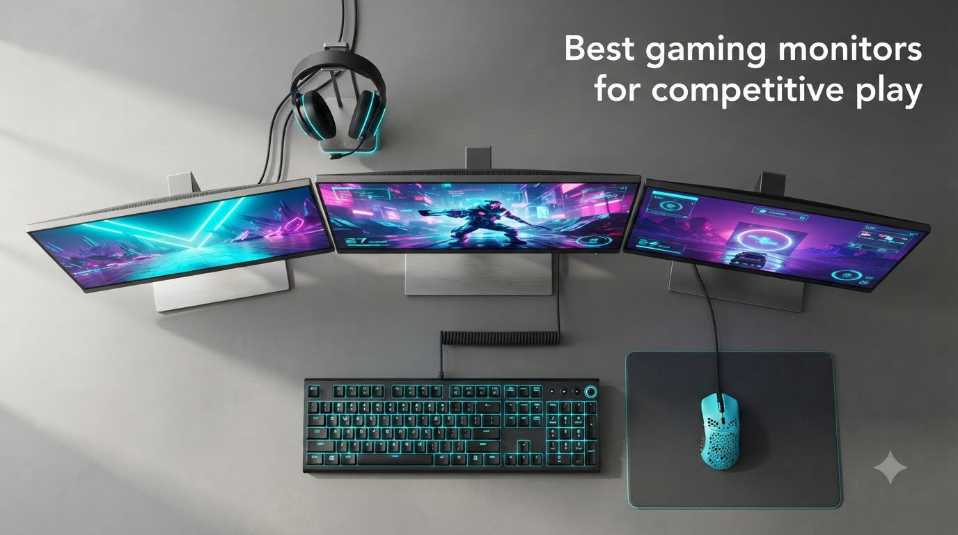 Best gaming monitors for competitive play