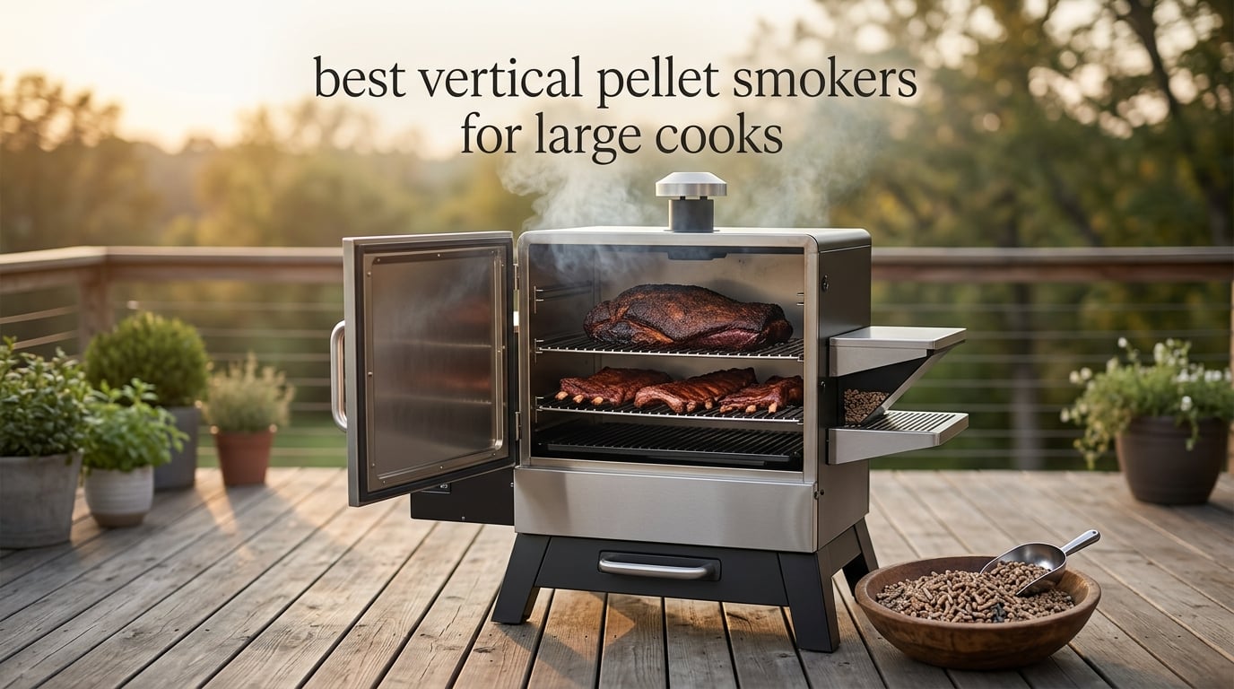 best vertical pellet smokers for large cooks