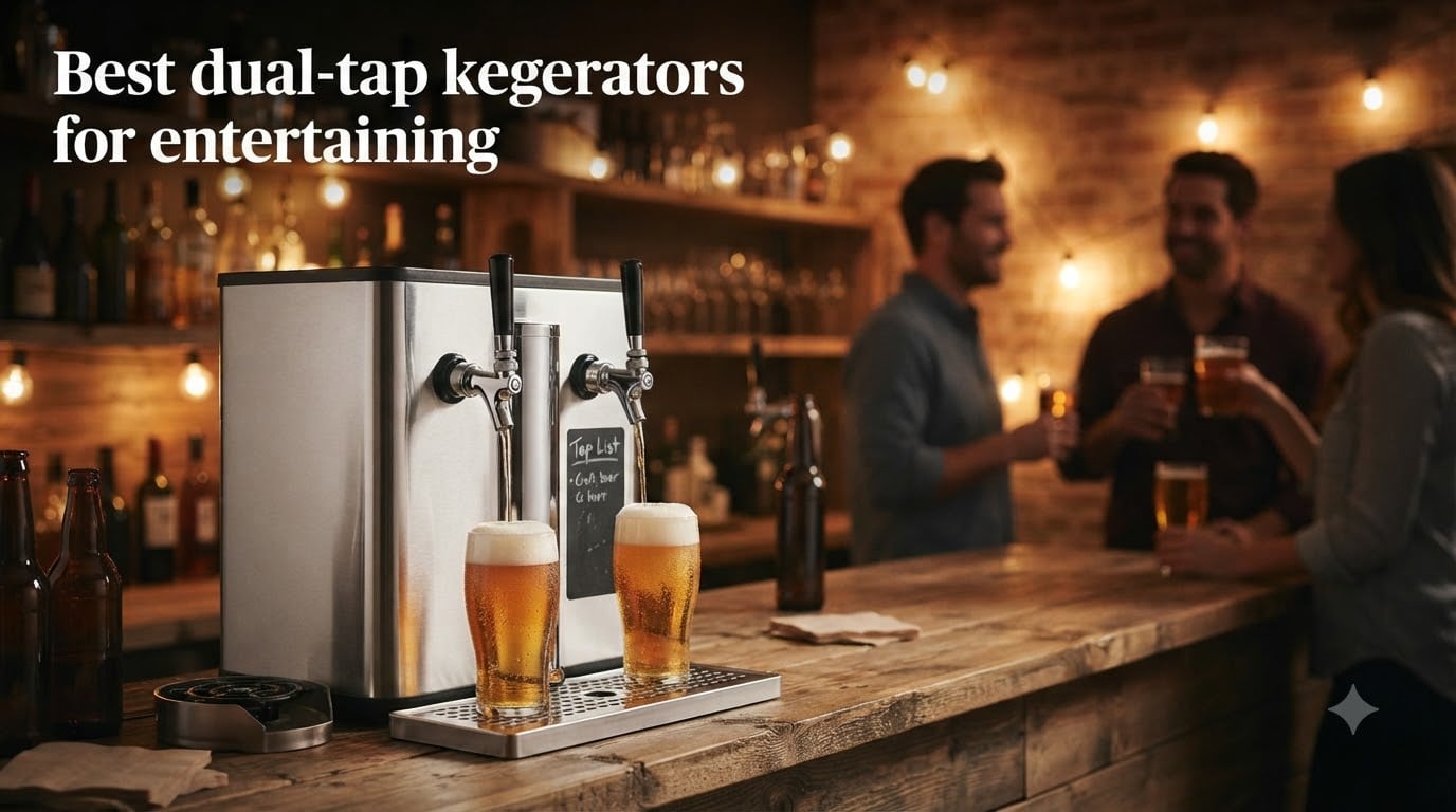 Best dual-tap kegerators for entertaining