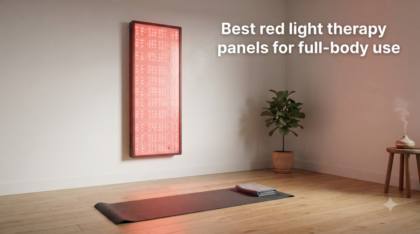 Best red light therapy panels for full-body use