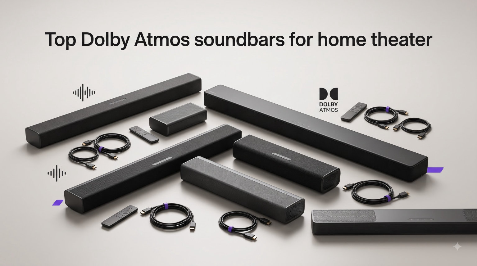 Top Dolby Atmos soundbars for home theater