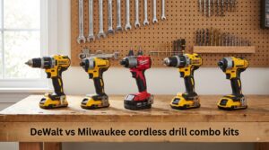 DeWalt vs Milwaukee cordless drill combo kits