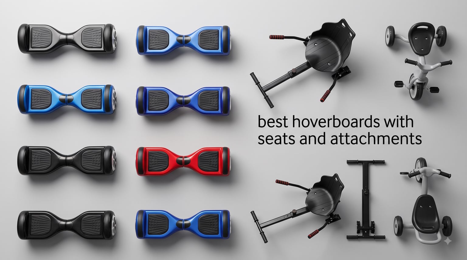 best hoverboards with seats and attachments