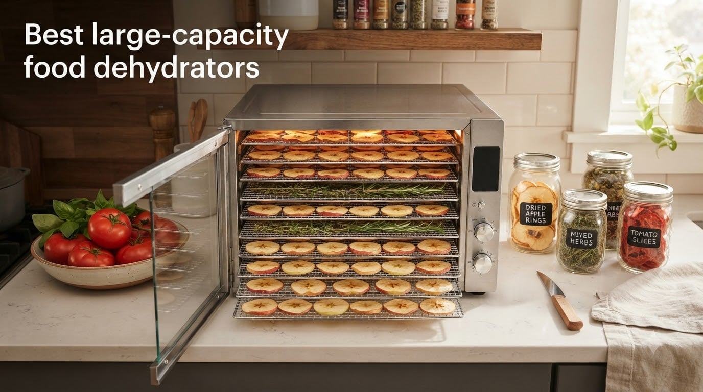 Best large-capacity food dehydrators
