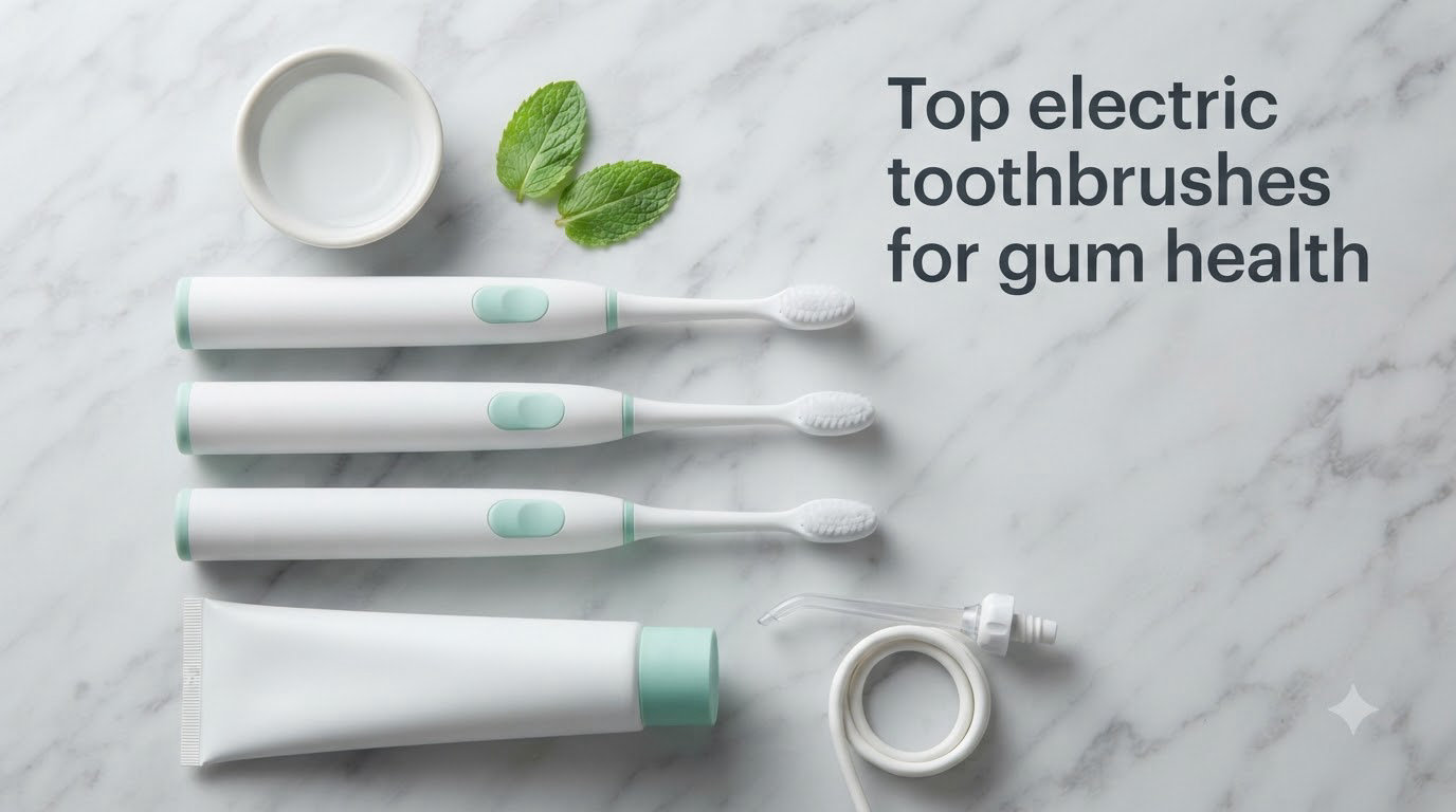 Top electric toothbrushes for gum health