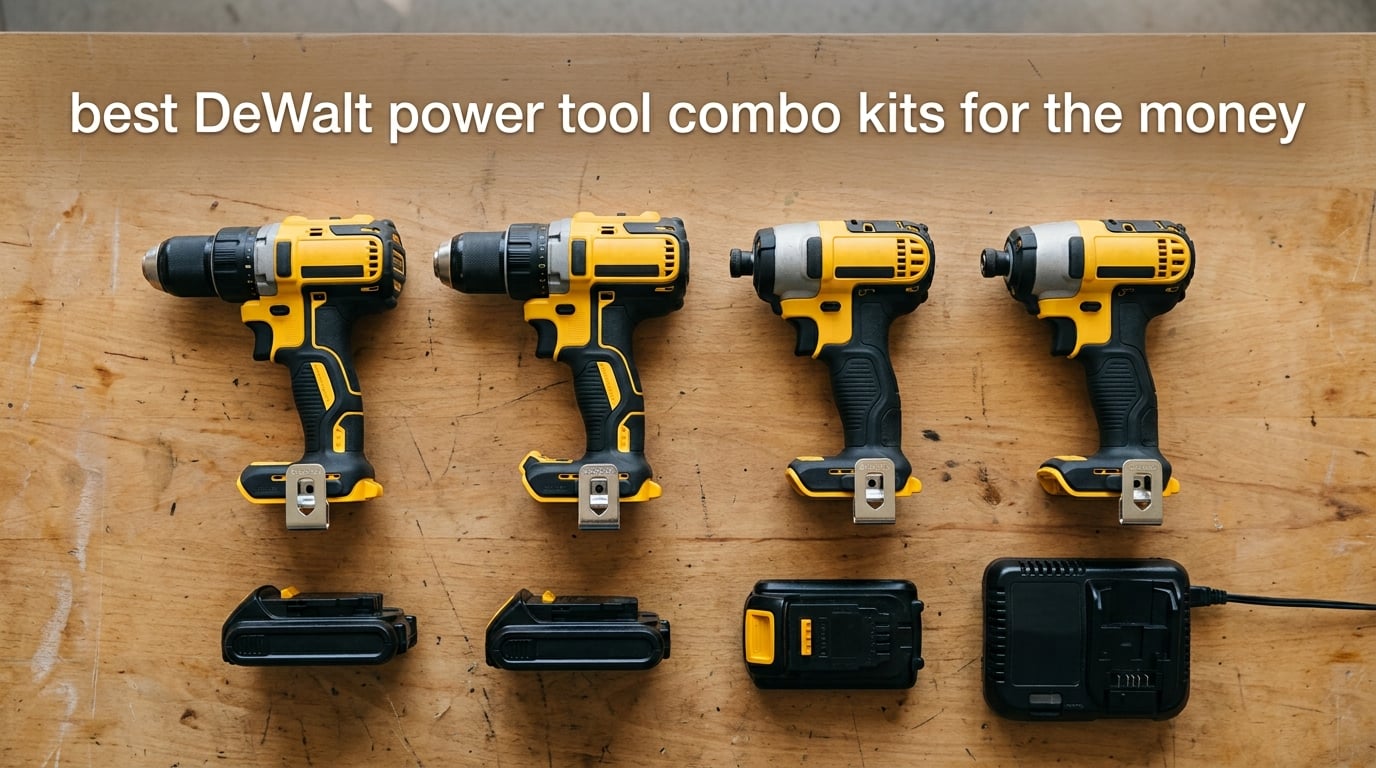 best DeWalt power tool combo kits for the money