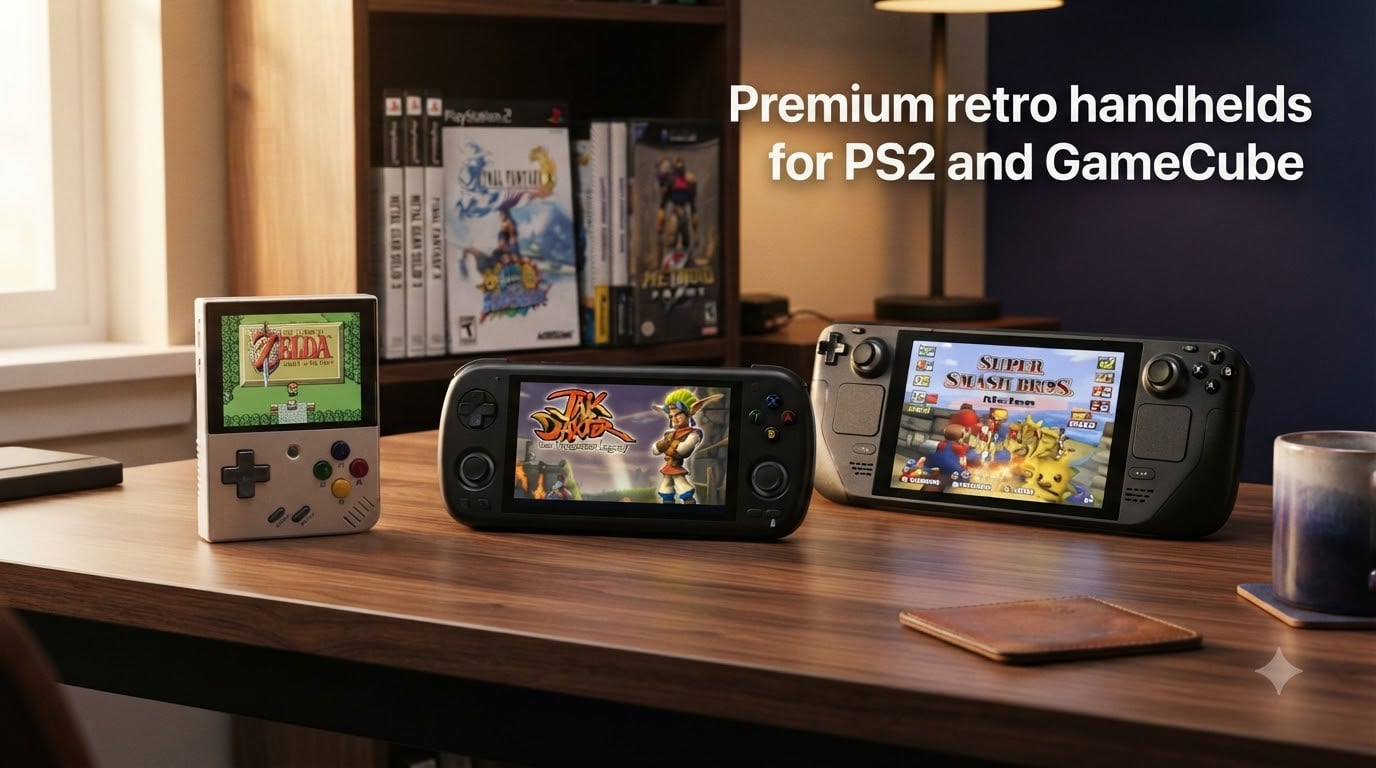 Premium retro handhelds for PS2 and GameCube