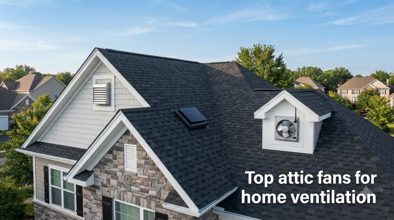 Top attic fans for home ventilation