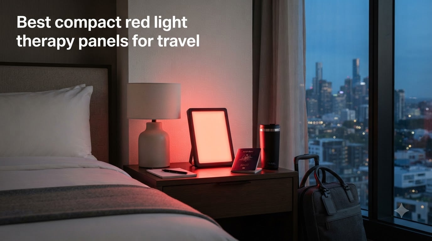 Best compact red light therapy panels for travel
