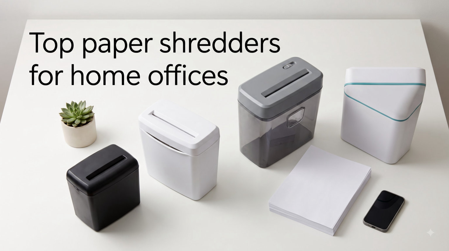 Top paper shredders for home offices