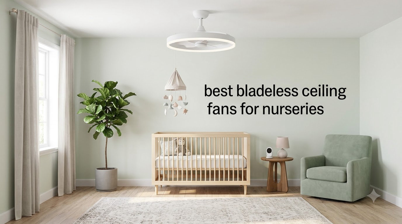 best bladeless ceiling fans for nurseries