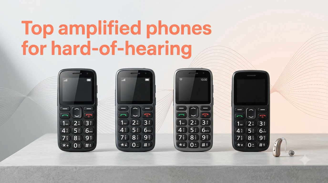Top amplified phones for hard-of-hearing
