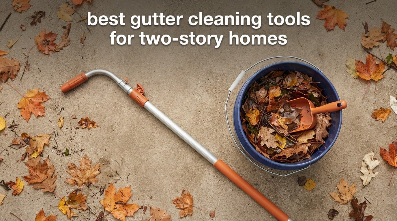 best gutter cleaning tools for two-story homes