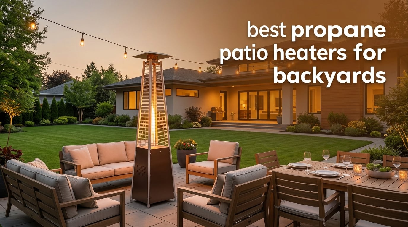best propane patio heaters for backyards