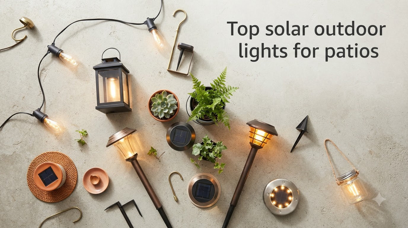 Top solar outdoor lights for patios