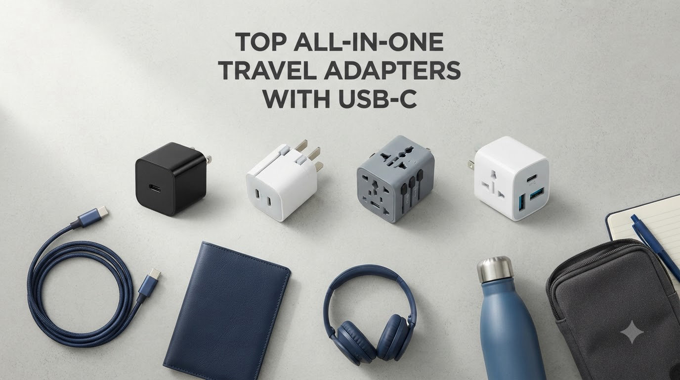 Top all-in-one travel adapters with USB-C