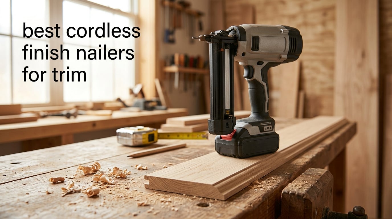 best cordless finish nailers for trim