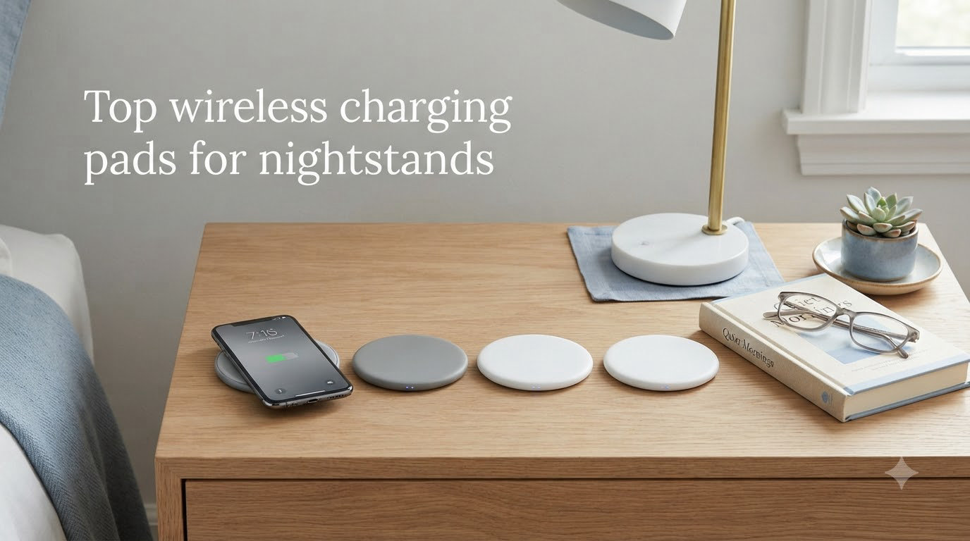Top wireless charging pads for nightstands