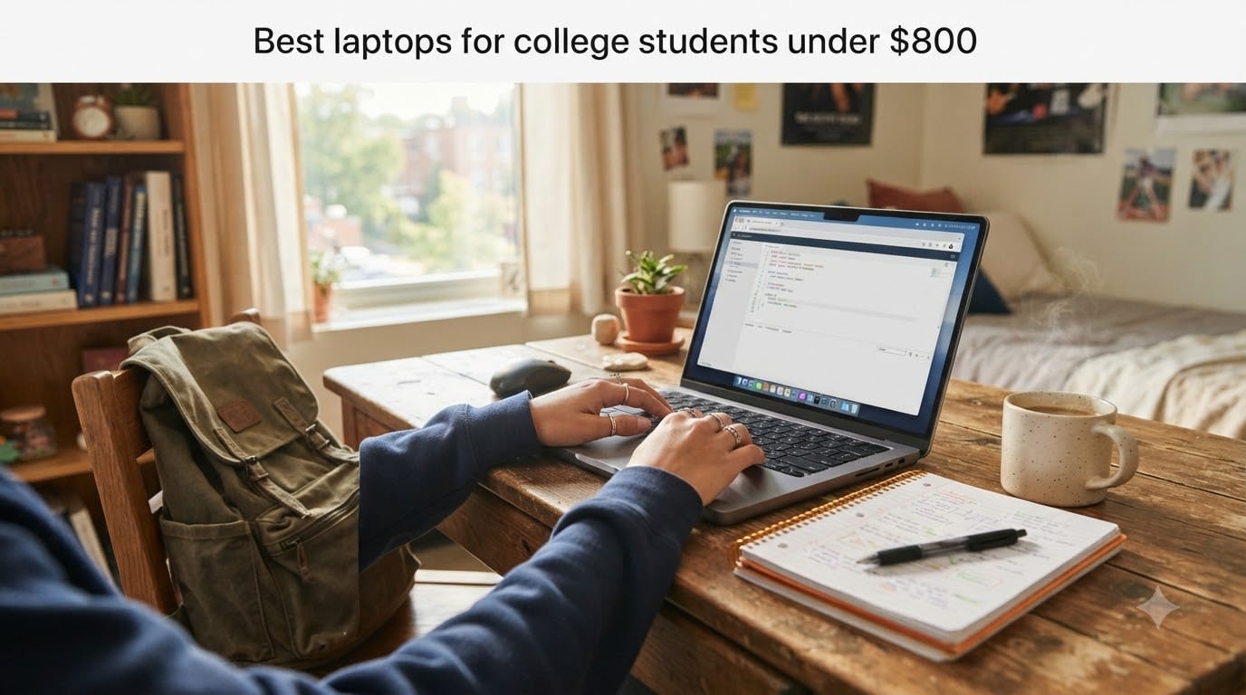 Best laptops for college students under $800