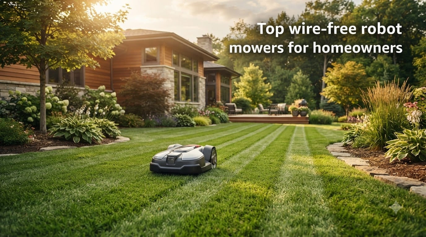 Top wire-free robot mowers for homeowners