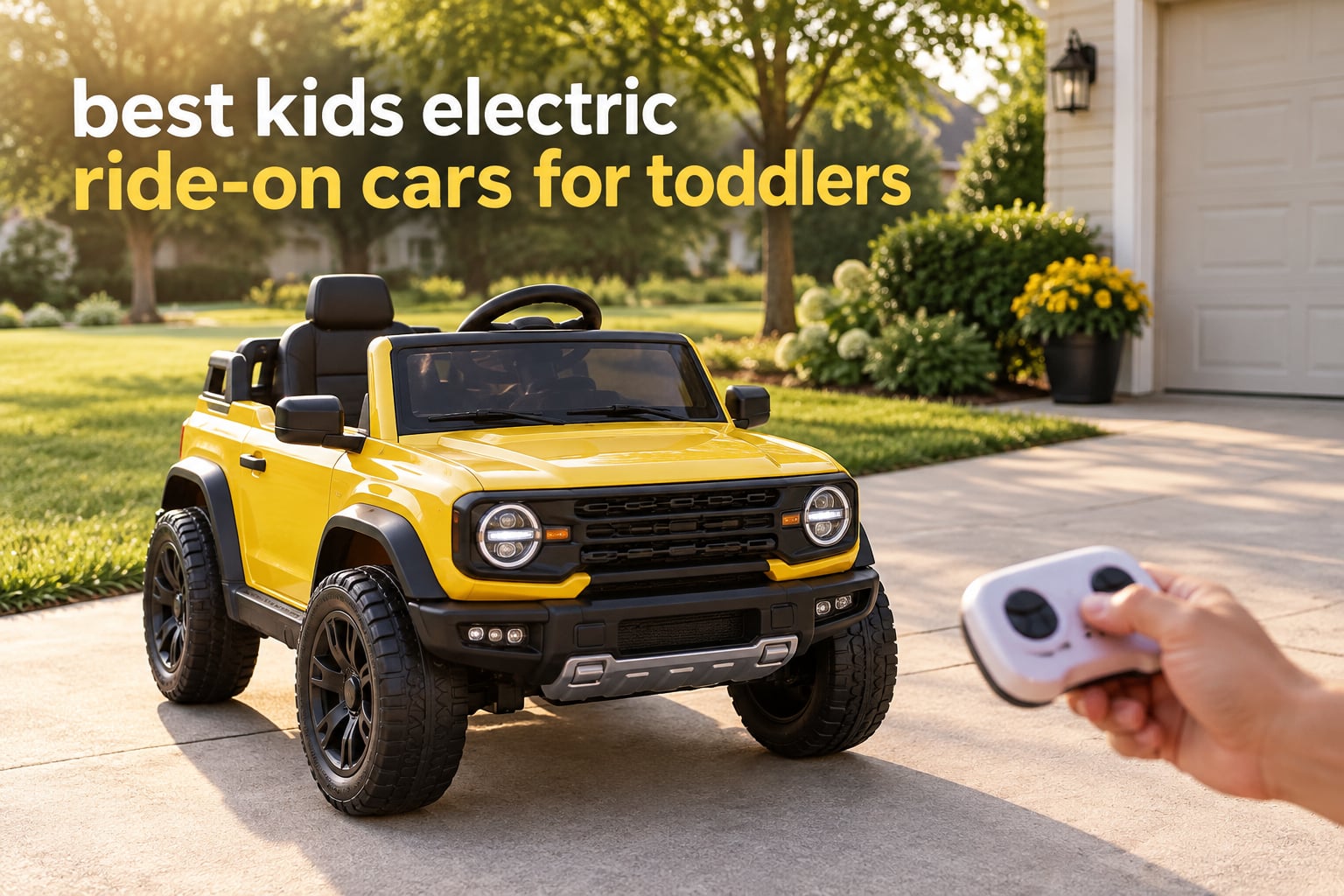 best kids electric ride-on cars for toddlers