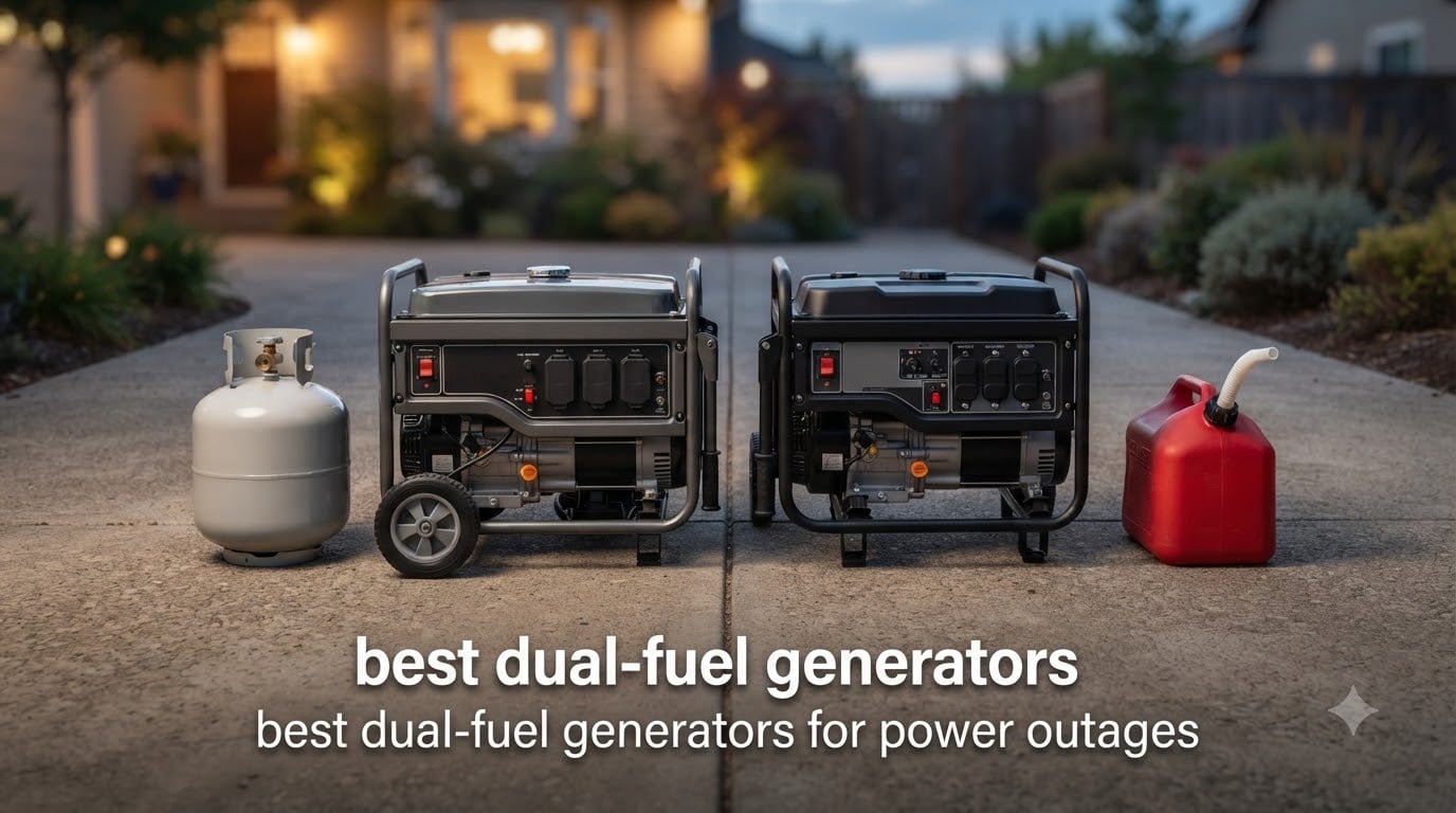 best dual-fuel generators for power outages