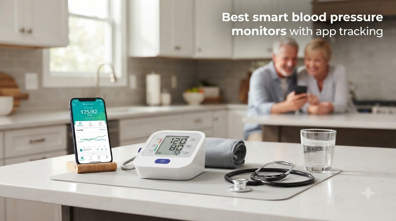 Best smart blood pressure monitors with app tracking