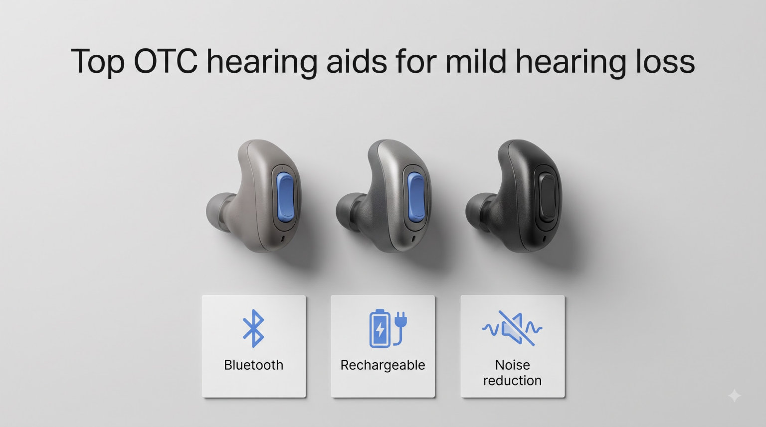 Top OTC hearing aids for mild hearing loss