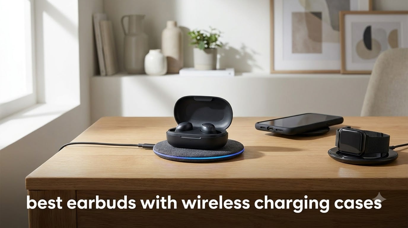 best earbuds with wireless charging cases