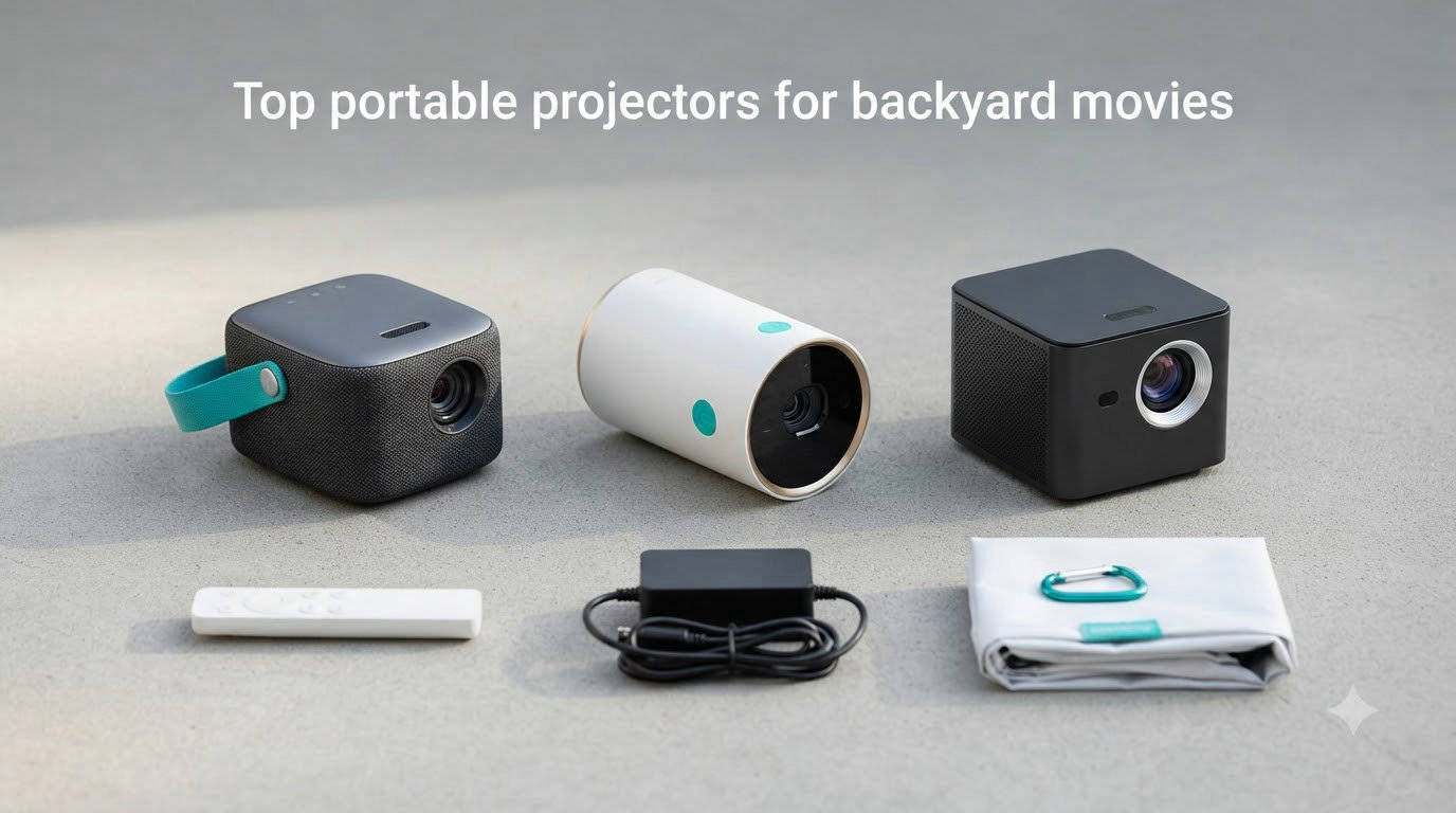 Top portable projectors for backyard movies