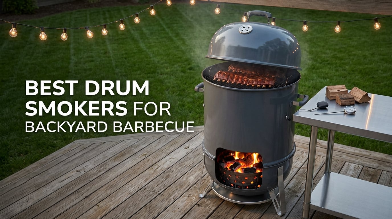best drum smokers for backyard barbecue