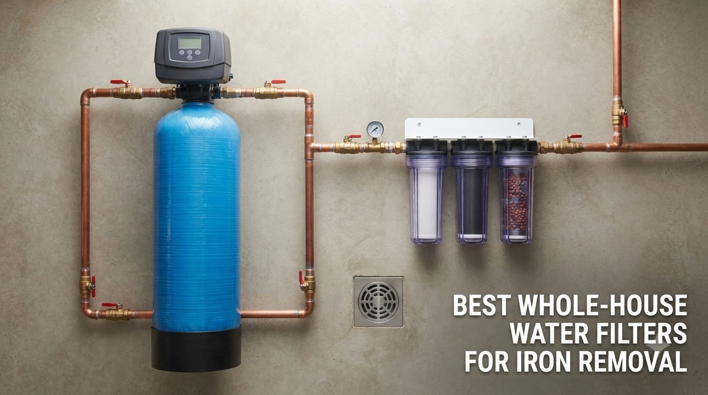 best whole-house water filters for iron removal