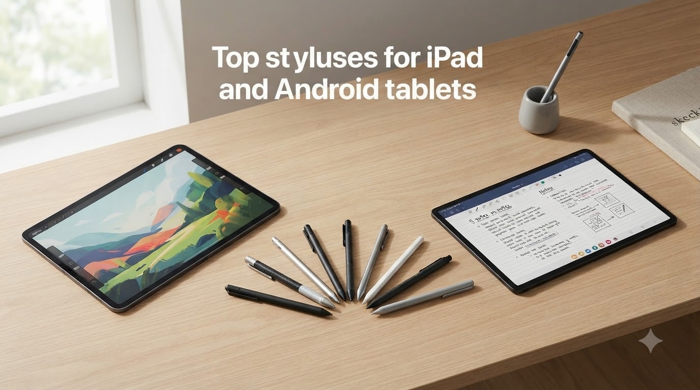 Top styluses for iPad and Android tablets