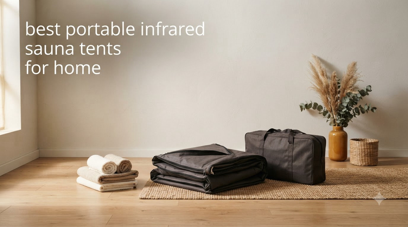 best portable infrared sauna tents for home
