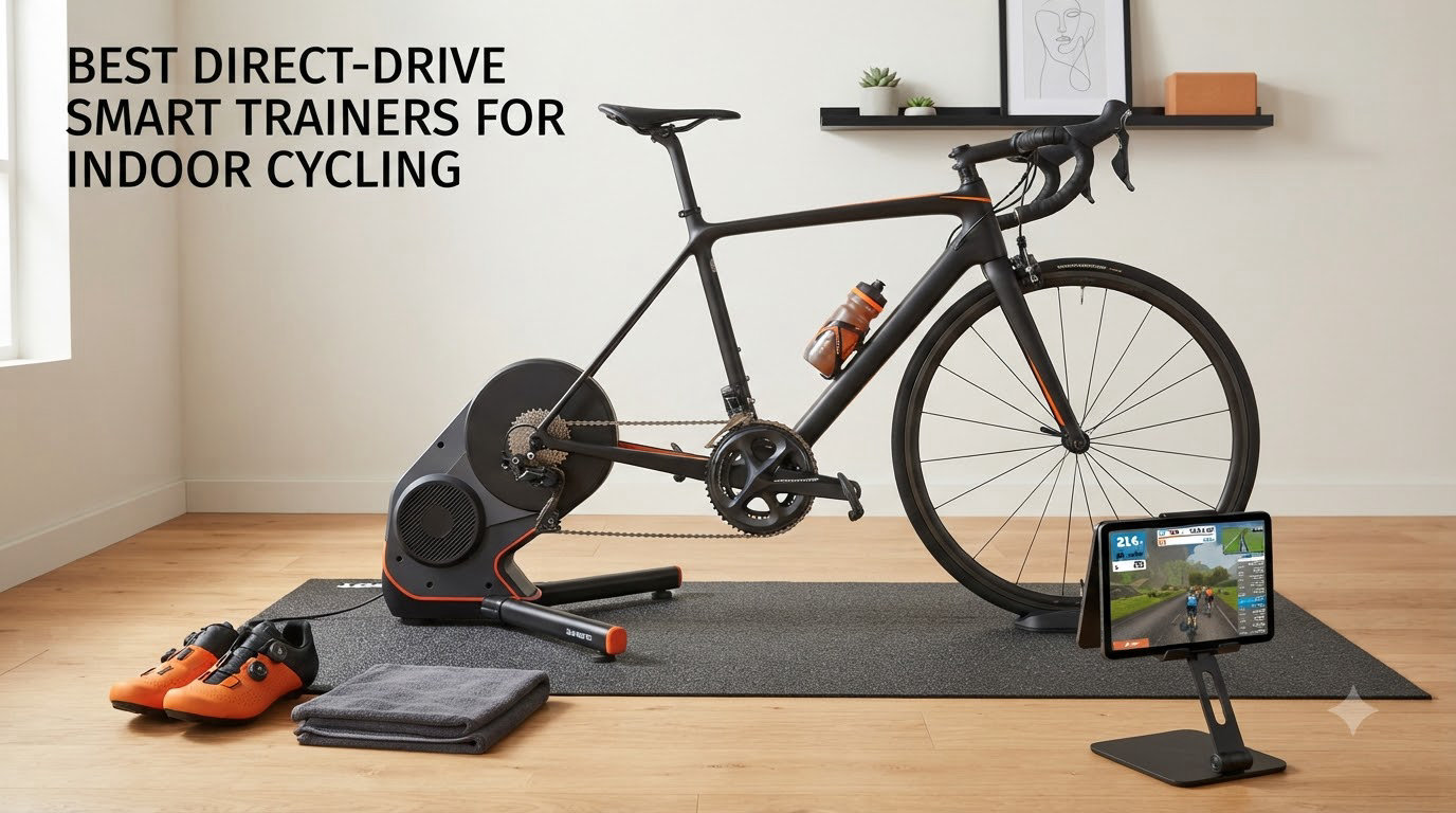best direct-drive smart trainers for indoor cycling