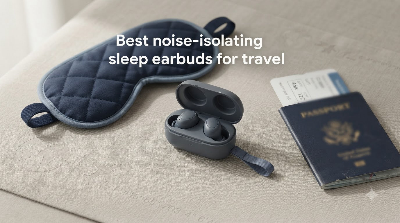 Best noise-isolating sleep earbuds for travel