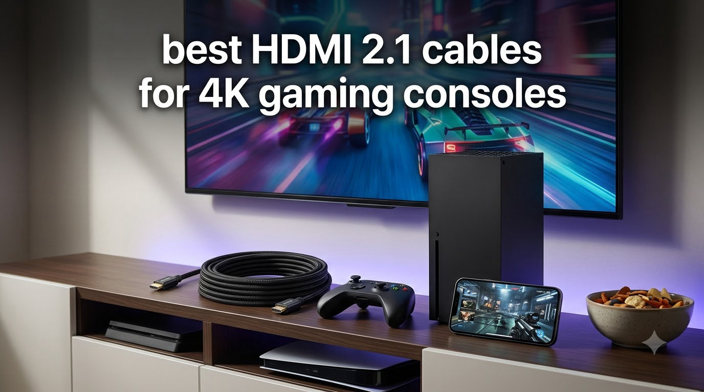 best HDMI 2.1 cables for 4K gaming consoles